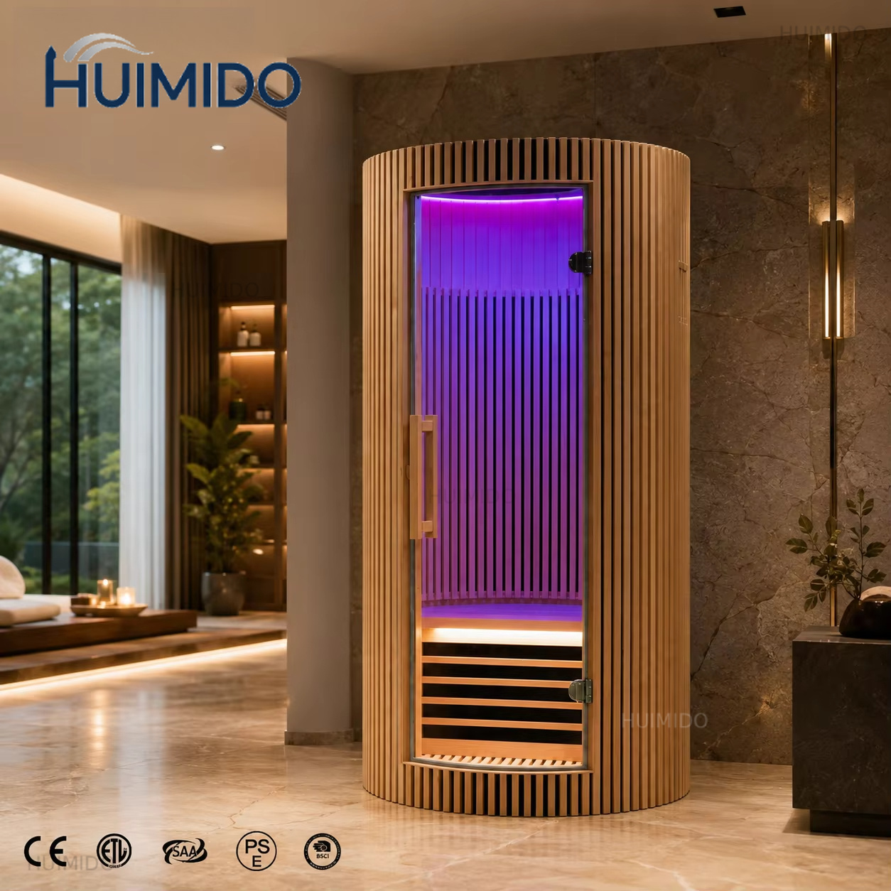 Villa Wellness Spa - Deluxe Indoor Infrared Sauna Cask Sauna