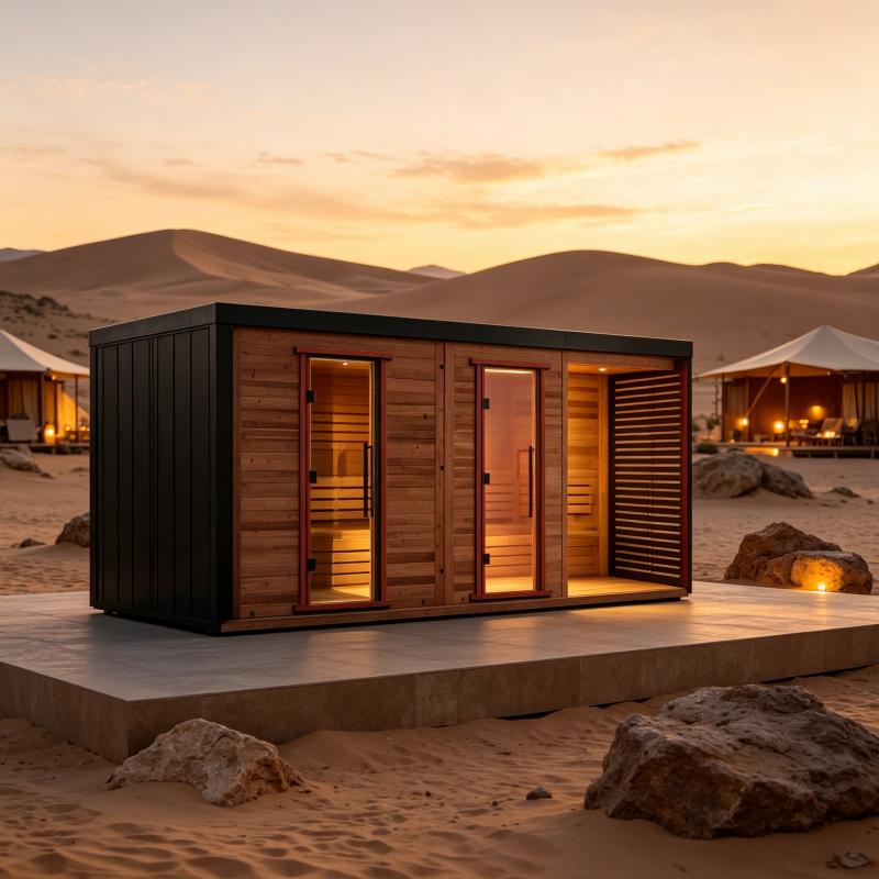 Villa Wellness Spa - Customized Wooden Sauna Room Indoor Outdoor