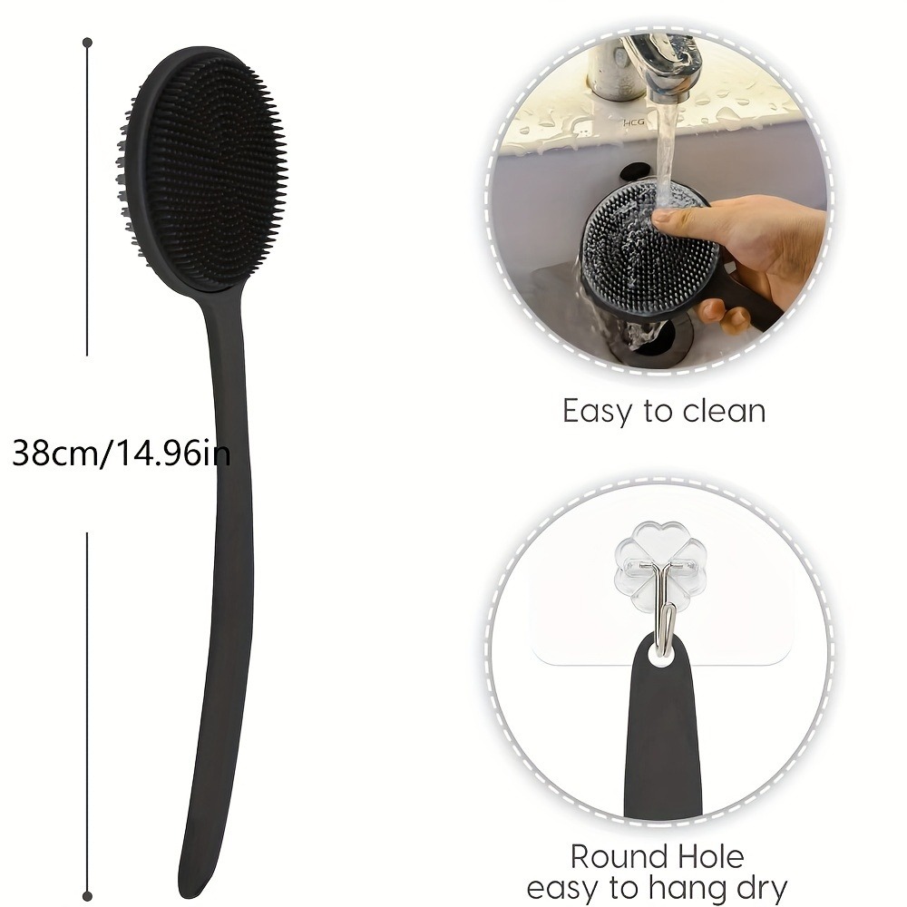 Silicone Back Scrubber Brush f - Dry Brush Body 评论和价格