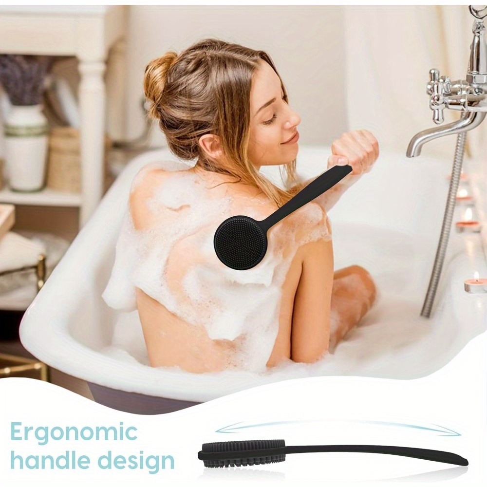 Silicone Back Scrubber Brush f - Dry Brush Body 评论和价格