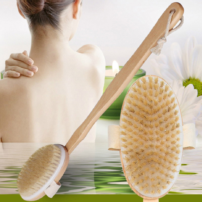 Bathroom Body Brushes Long Han - Dry Brush Body 评论和价格
