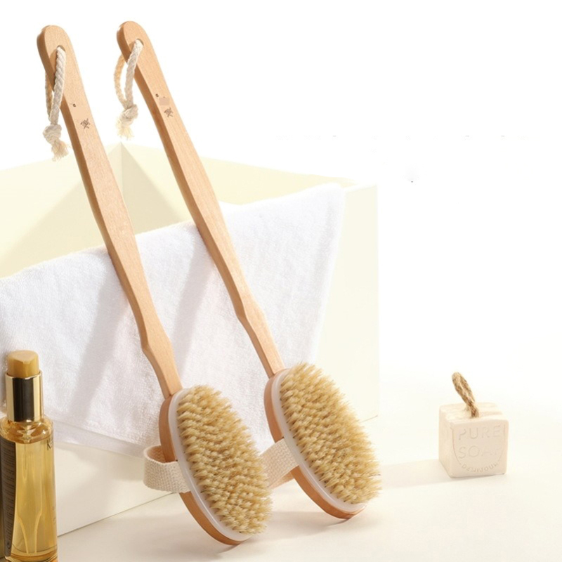 Bathroom Body Brushes Long Han - Dry Brush Body 评论和价格