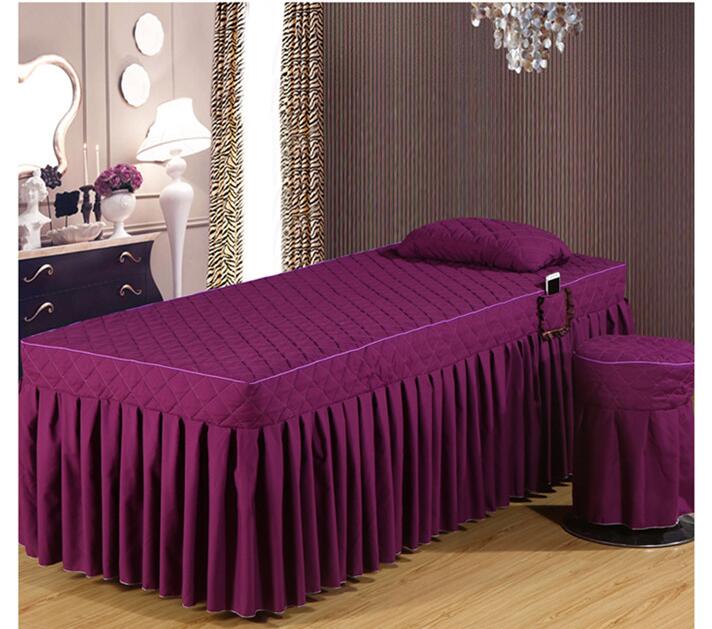 Beauty Salon 2pcs Set Bed Skir - Spa Wellness Locations 评论和价格
