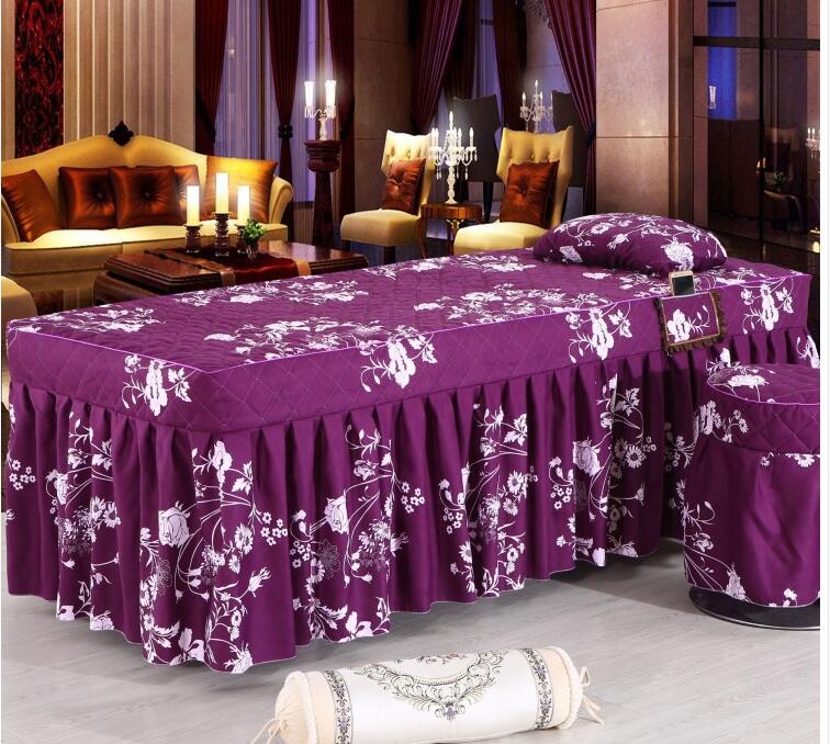 Beauty Salon 2pcs Set Bed Skir - Spa Wellness Locations 评论和价格