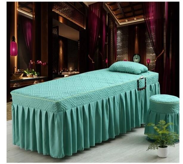 Beauty Salon 2pcs Set Bed Skir - Spa Wellness Locations 评论和价格