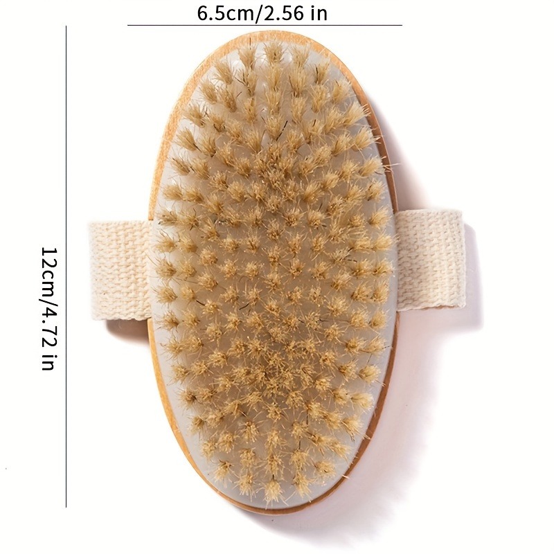 Natural Bristle Body Spa Brush - Dry Brush Body 评论和价格