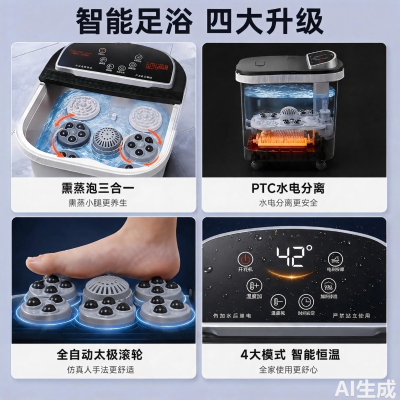 Electric Foot Bath Bucket, Con - Spa & Wellness Hotel Diament Ustroń Zdjęcia 评论和价格