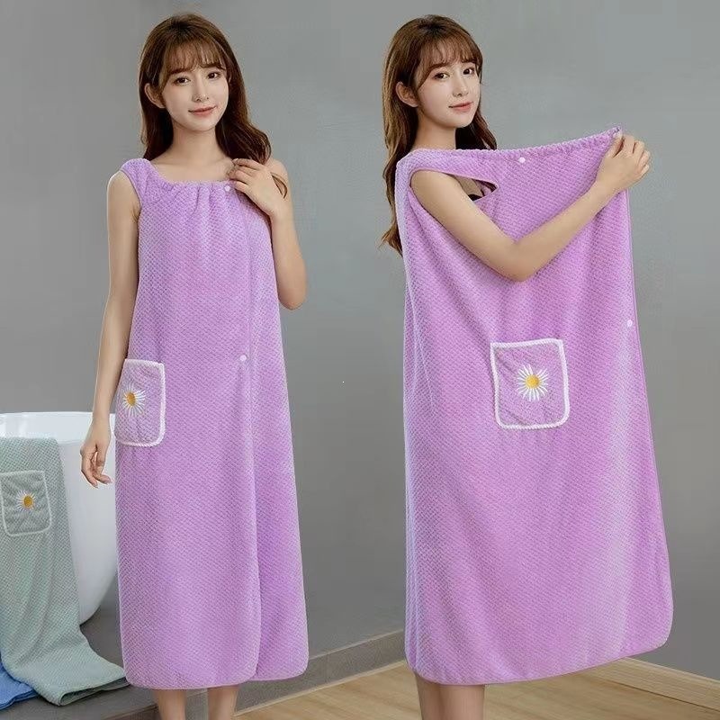 Extra Long Pink Floral Bath To - Spa Y Wellness 评论和价格