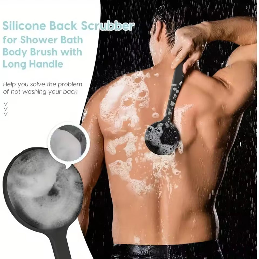 1pc Silicone Back Scrubber Bru - Dry Brush Body 评论和价格