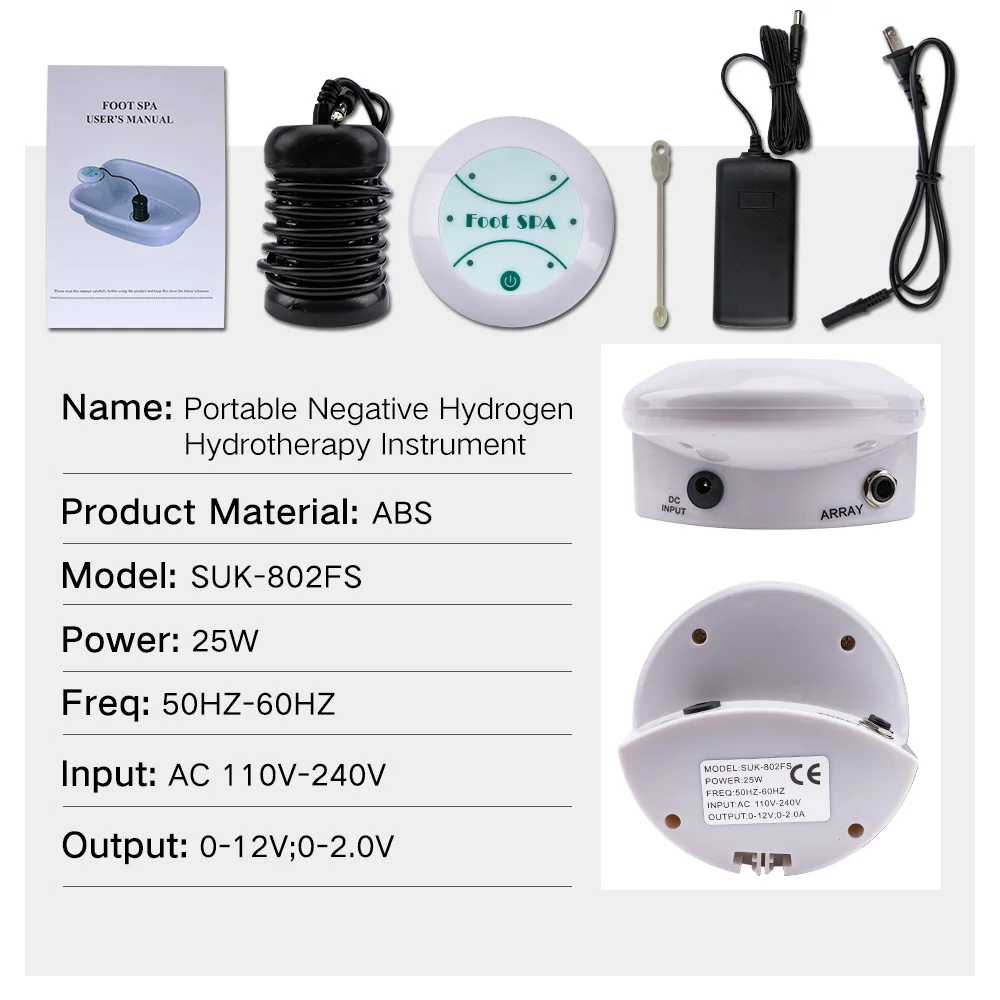 Ionic Foot Bath Detox Ionic De - Spa Y Wellness 评论和价格