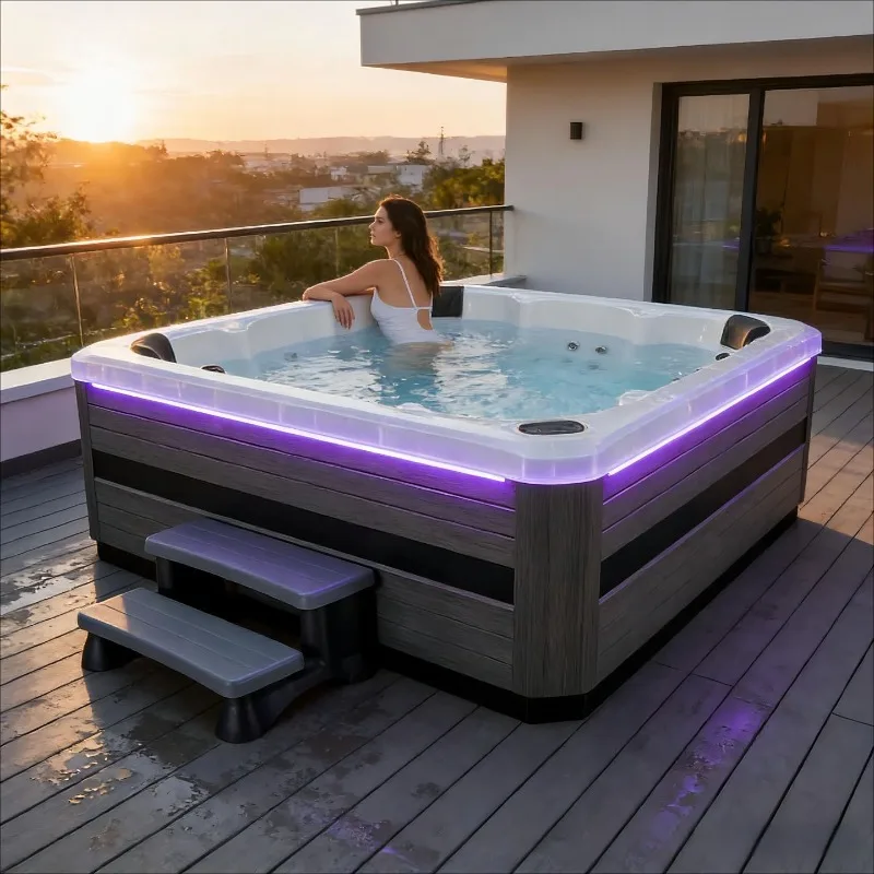 Outdoor Jacuzzi Multiplayer He - Villa Wellness Spa 评论和价格