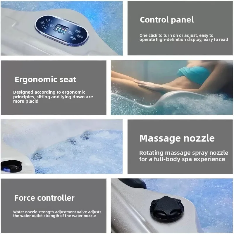 Outdoor Jacuzzi Multiplayer He - Villa Wellness Spa 评论和价格
