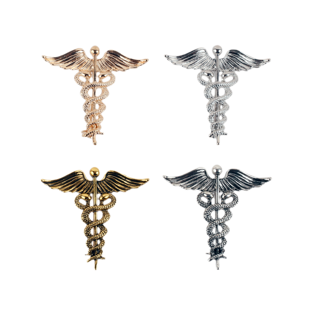 Medical Caduceus Brooch Snake  - Medical Wellness & Spa Werona 评论和价格