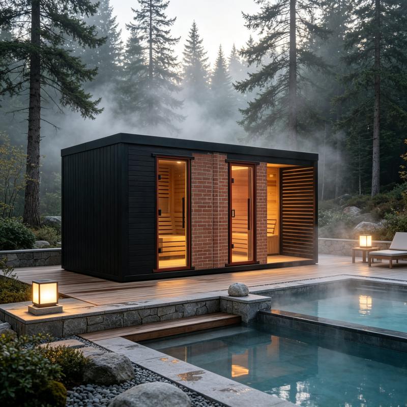Customized Wooden Sauna Room I - Villa Wellness Spa 评论和价格