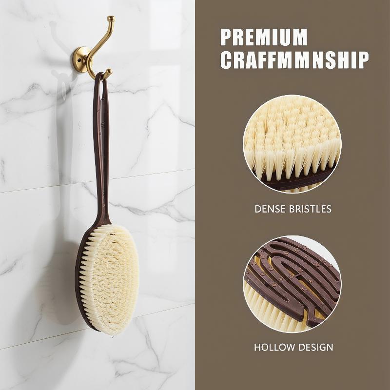 Body Massage Brush 2 In 1 Long - Dry Brush Body 评论和价格