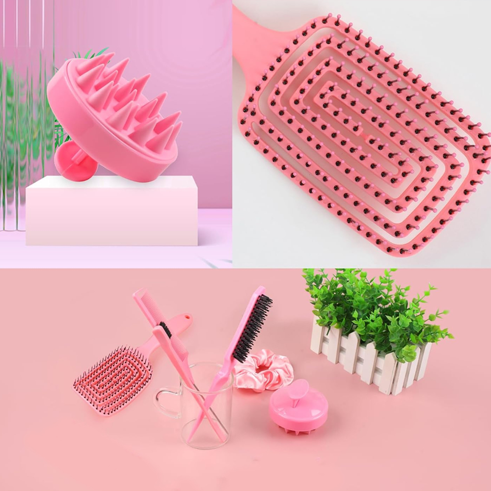 11 pcs Hair Brush Set, Detangl - Dry Brush Body 评论和价格